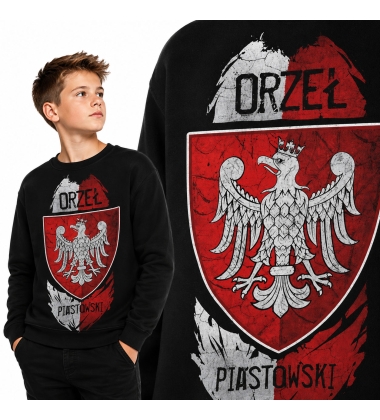 BLUZA DZIECIĘCA PATRIOTYCZNA ORZEŁ PIASTOWSKI